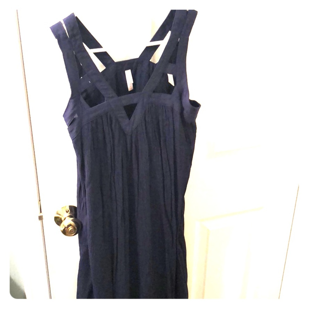 Xhilaration navy dress medium knee length